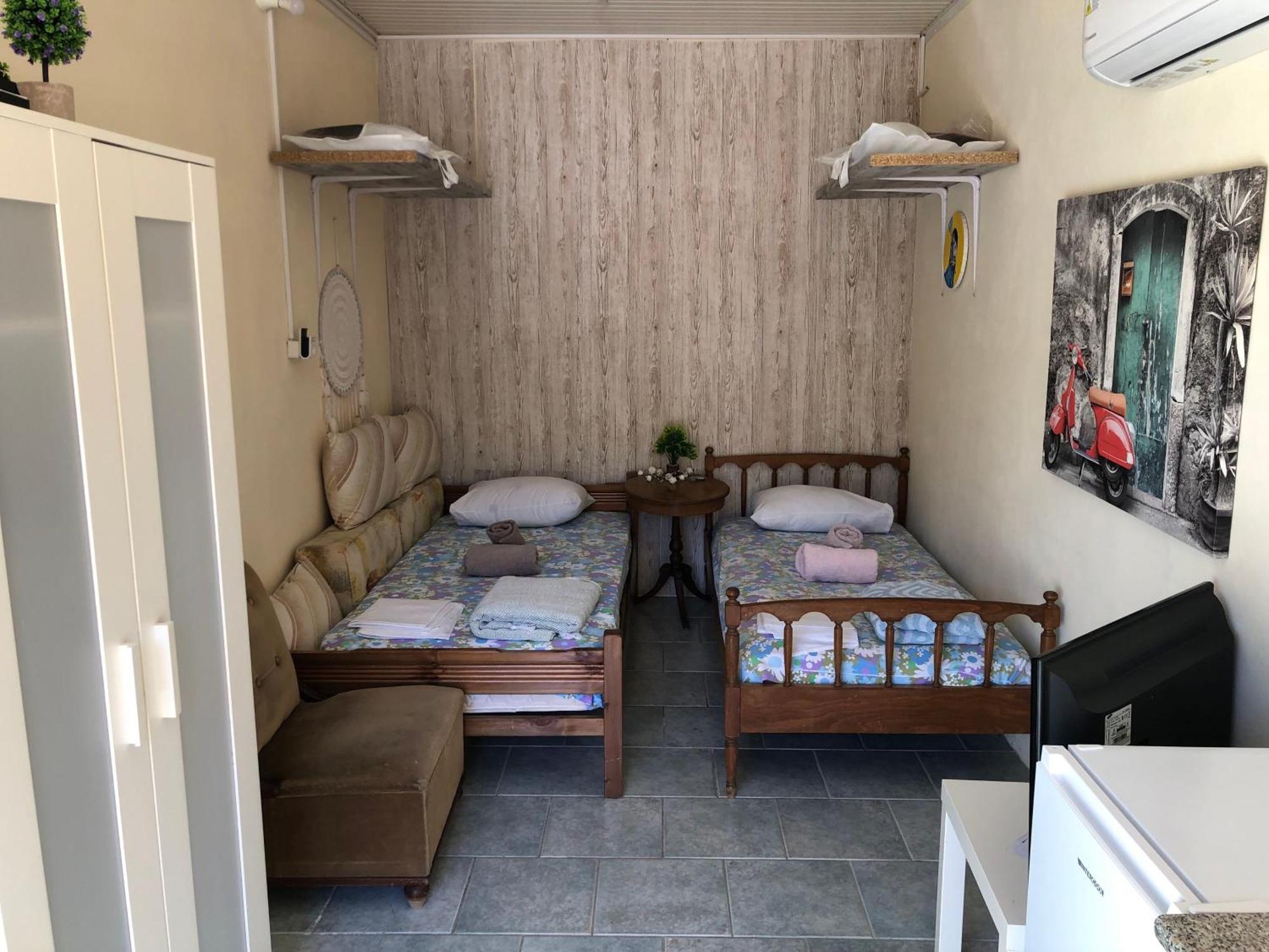 Converted Shed Studio & Garden Hanging Bed Pórto Ráfti Extérieur photo